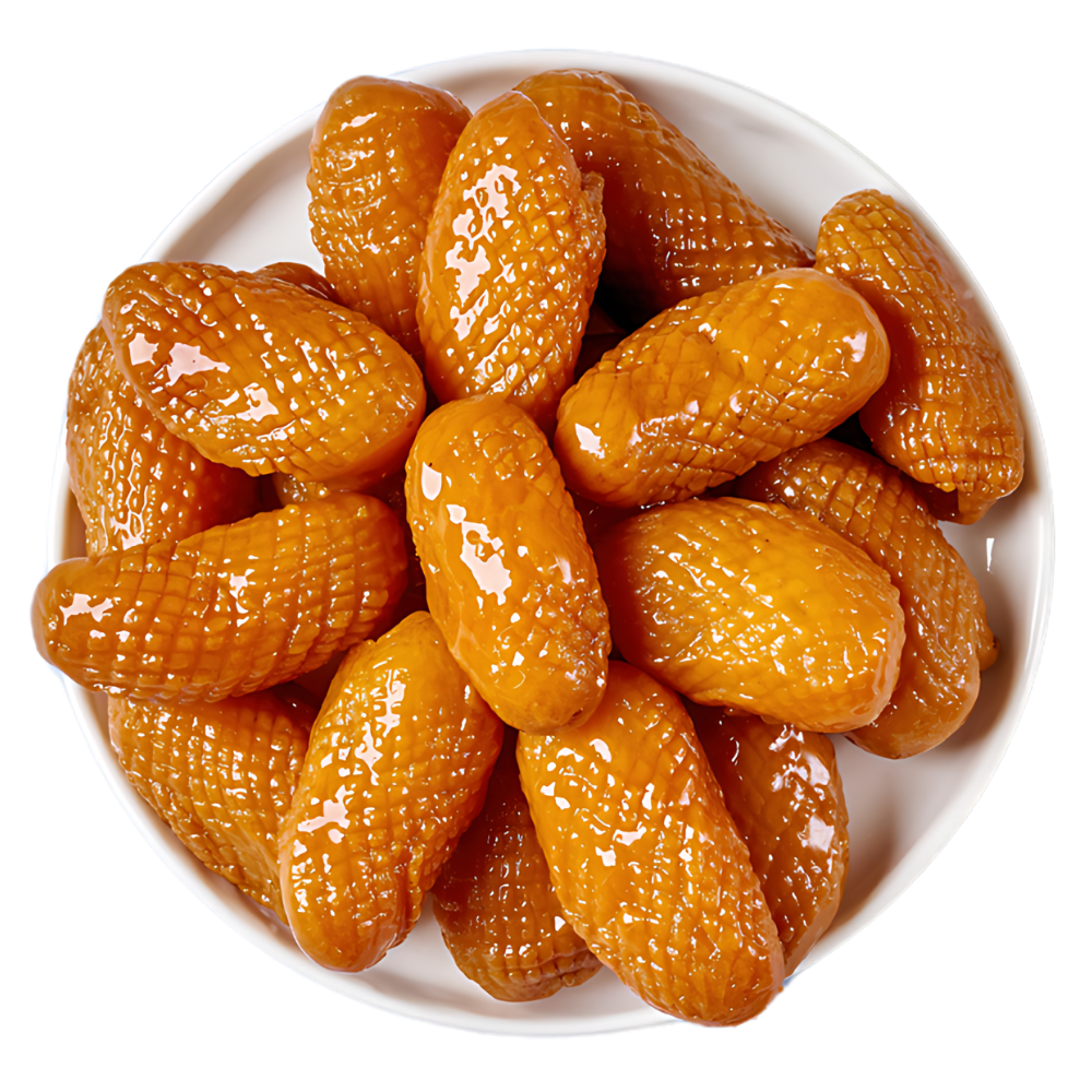 Makaron fingers syrup cookies on a plate